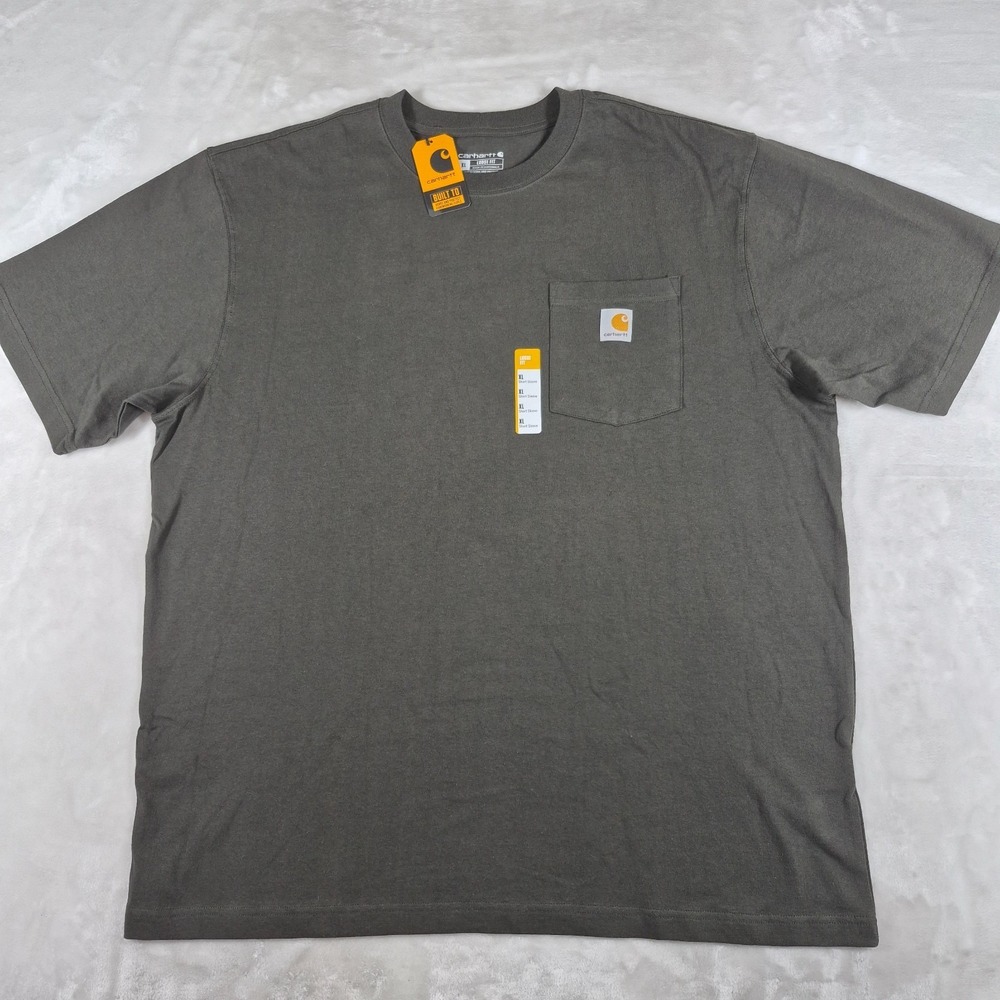 Carhartt Loose‎ Fit Heavyweight Pocket T-Shirt Men's XL Green Casual Comfort NWT